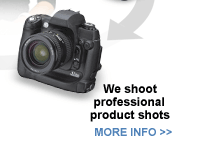 We shoot professional product shots